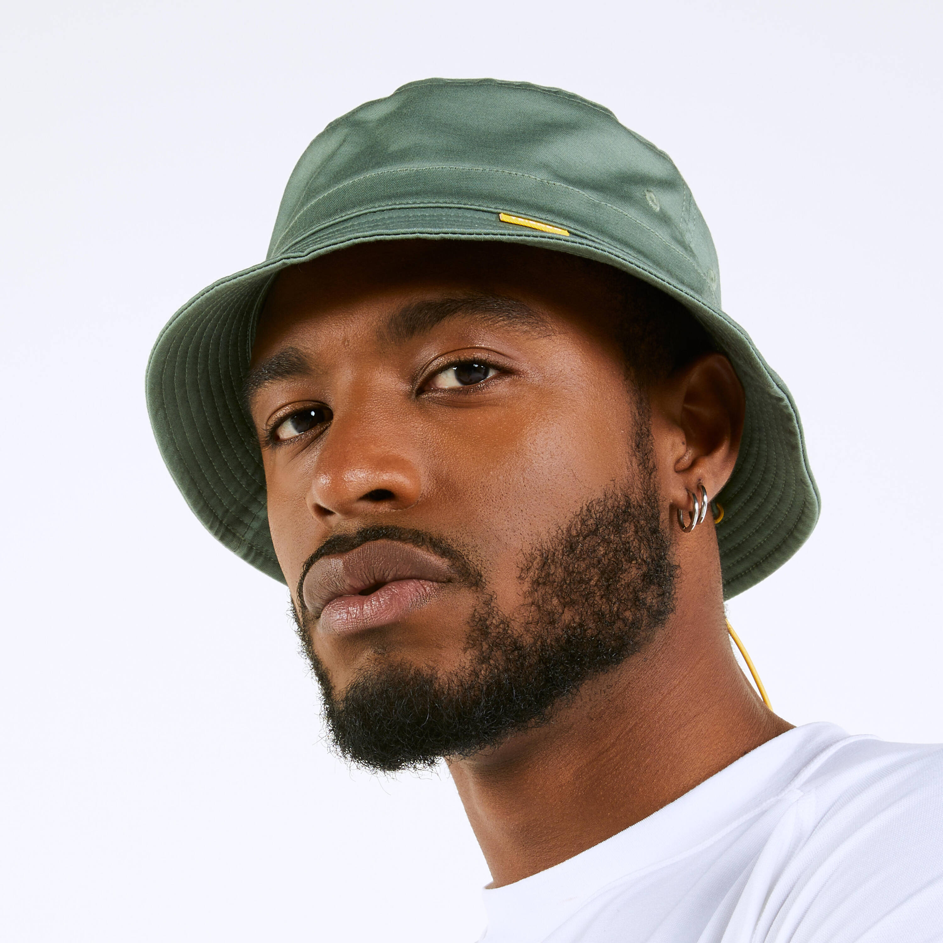 Adults’ Sailing boat hat 100 Khaki cotton -  4