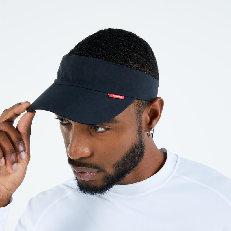 Cap Segeln Visor Damen/Herren/Kinder 500 schwarz