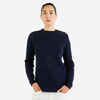 Moteriškas buriavimo megztinis, tamsiai mėlynas