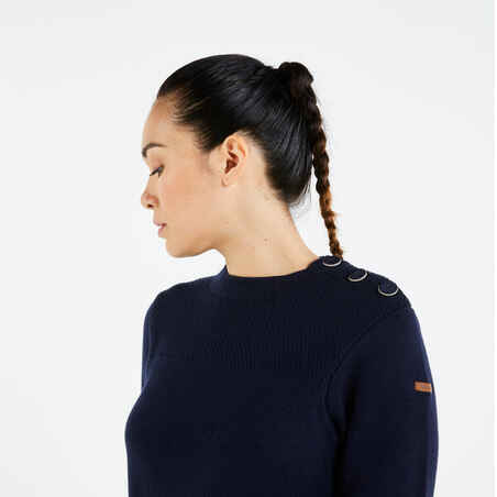 Γυναικείο πουλόβερ ιστιοπλοΐας - Σκούρο μπλε