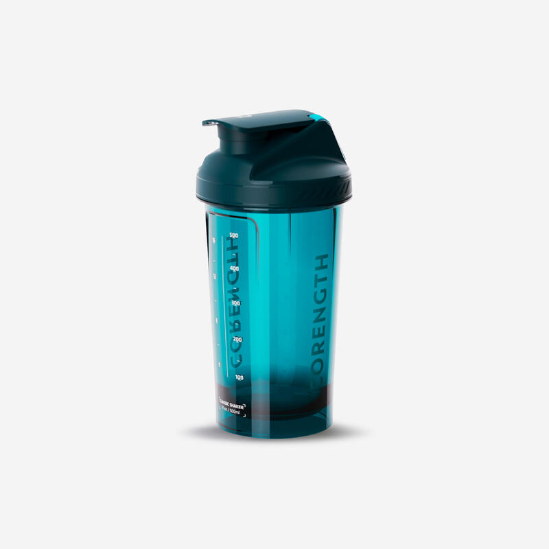 Shaker 2 en 1: Botella Mezclador Batidos Proteína 700ml Gym