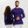 Thermoshirt unisex Keepdry 500 met lange mouwen paars