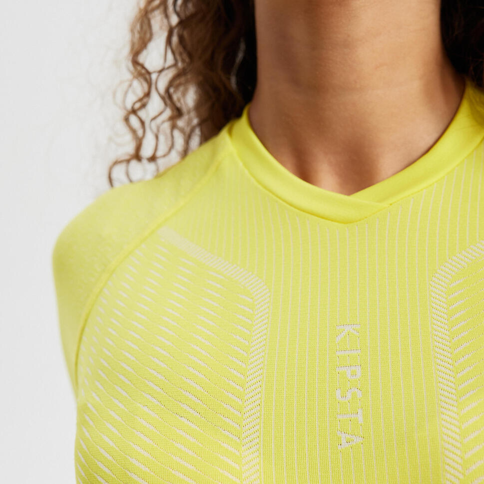 JTSONN Maglietta Termica Da Donna Invernale Funzionale Maglia A Maniche Lunghe Girocollo Traspirante Biancheria Intima Termica Camicia Sportiva Con Pile Interno - Foto 11