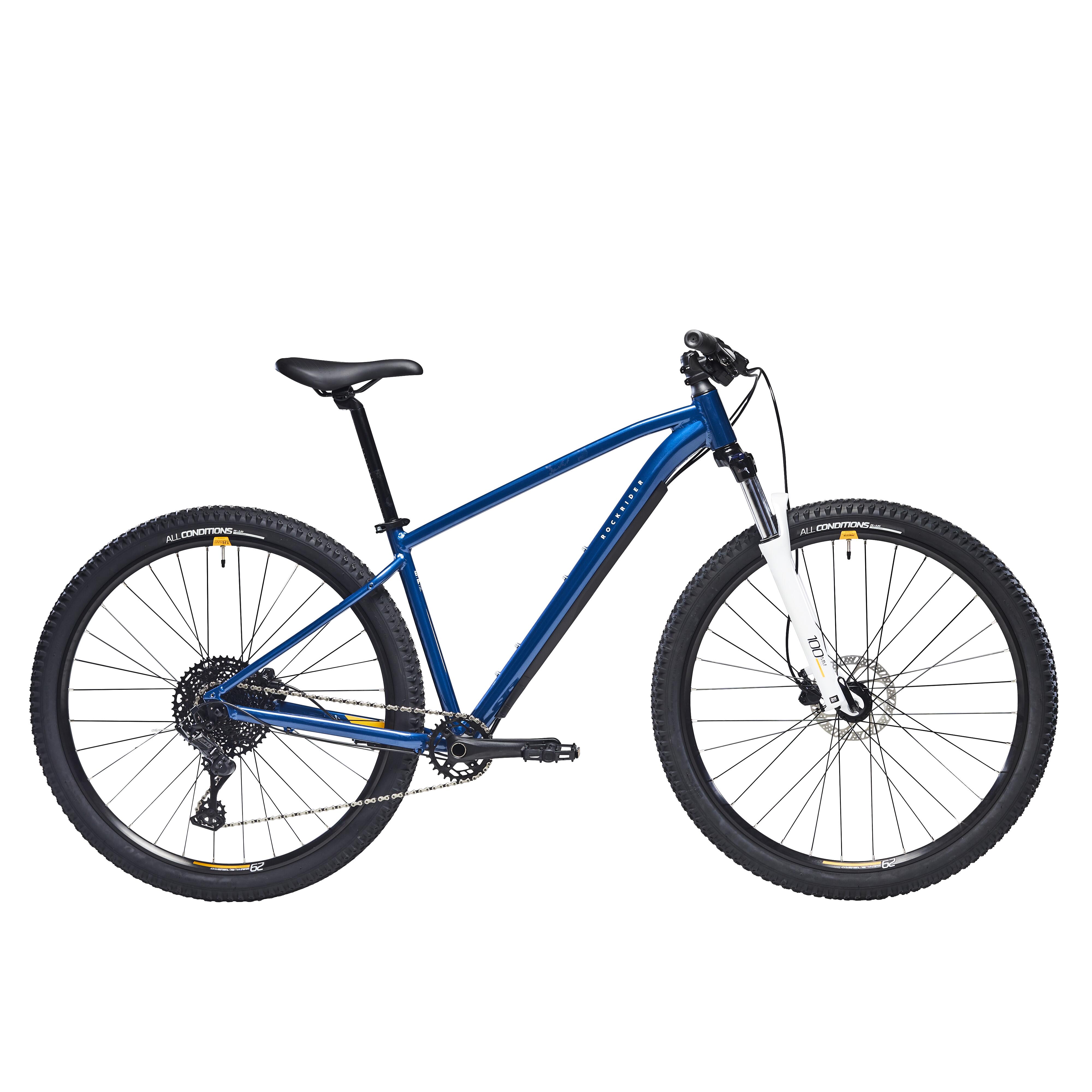 BicicletÄƒ MTB EXPLORE 520 29″ Albastru-Portocaliu BÄƒrbaÈ›i