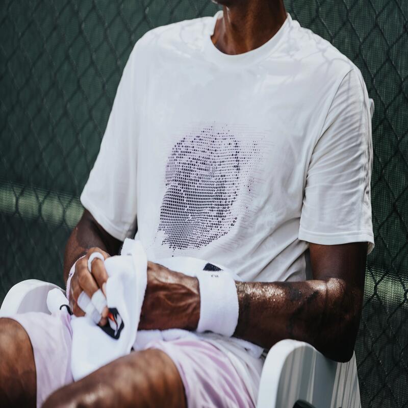 Koszulka tenisowa męska Artengo TTS Soft Ball Gaël Monfils