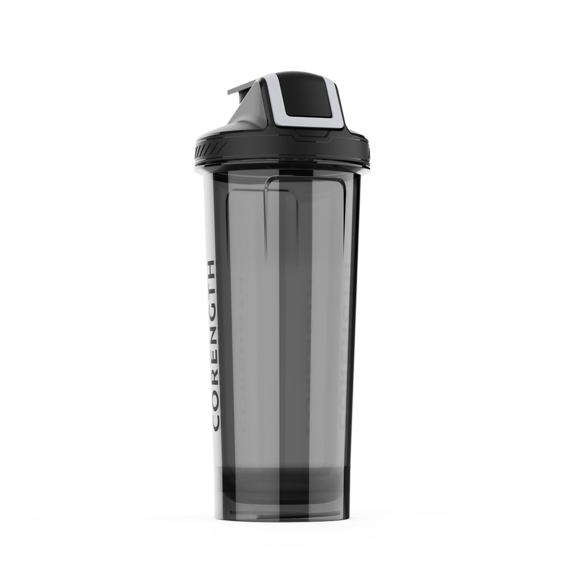 Maxi Shaker 700ml, Leak-Proof Cap with Double Click, Eco Material,Black
