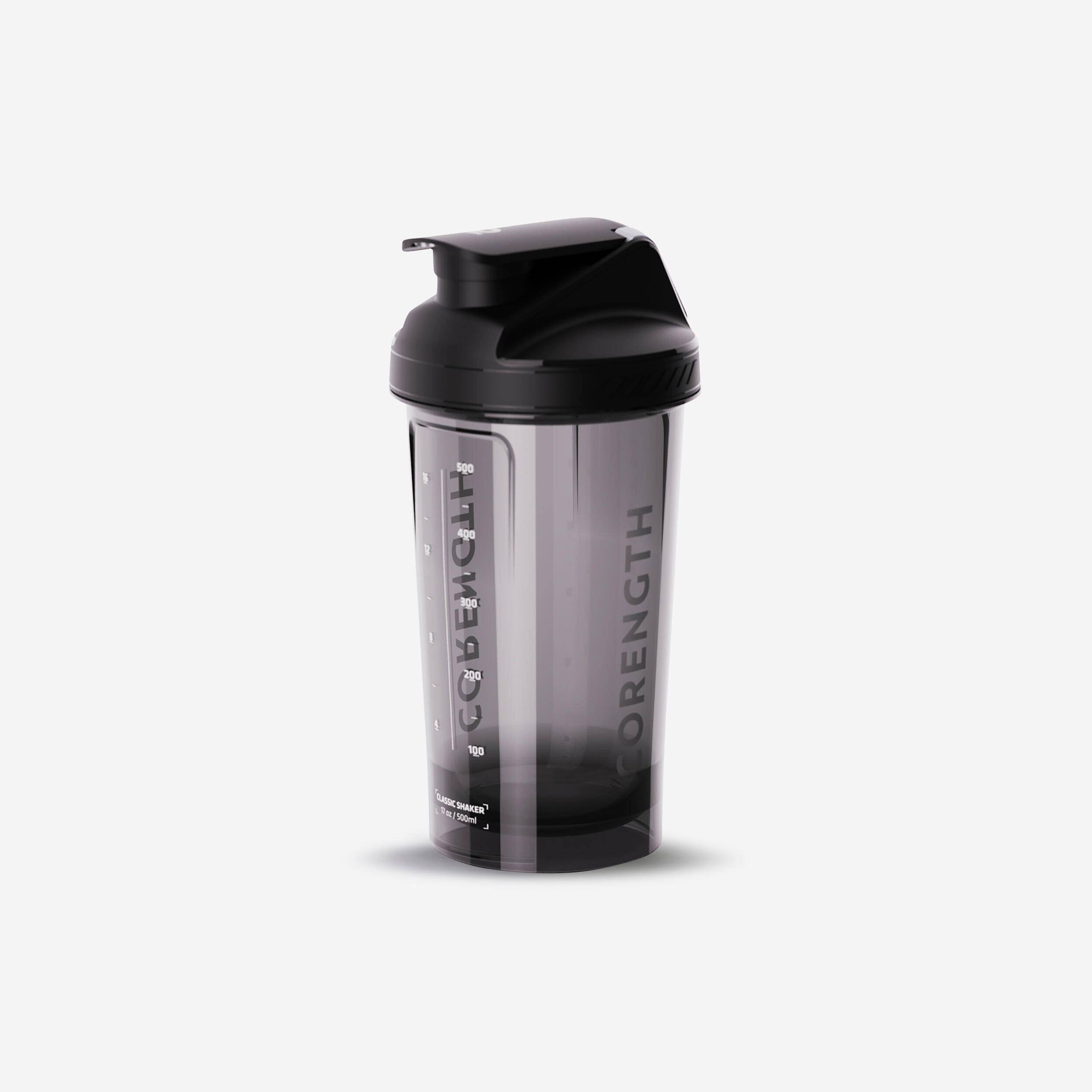 Classic Shaker 500ml, Leak-Proof Cap with Double Click, Eco Material, Black -  3