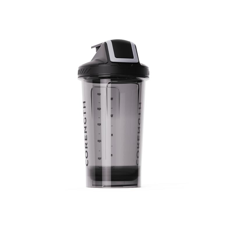 SHAKER CLÁSSICO DE MUSCULAÇÃO 500 ml PRETO