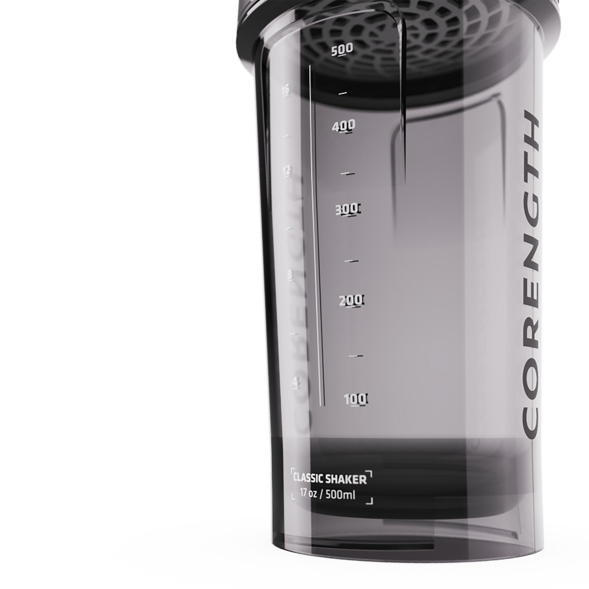 Classic Shaker 500ml, Leak-Proof Cap with Double Click, Eco Material, Black