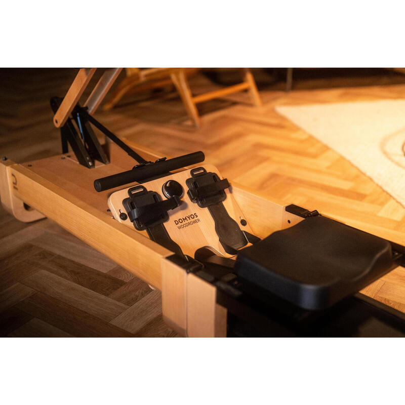 Self-Powered Folding Wooden Bench and Rowing Machine