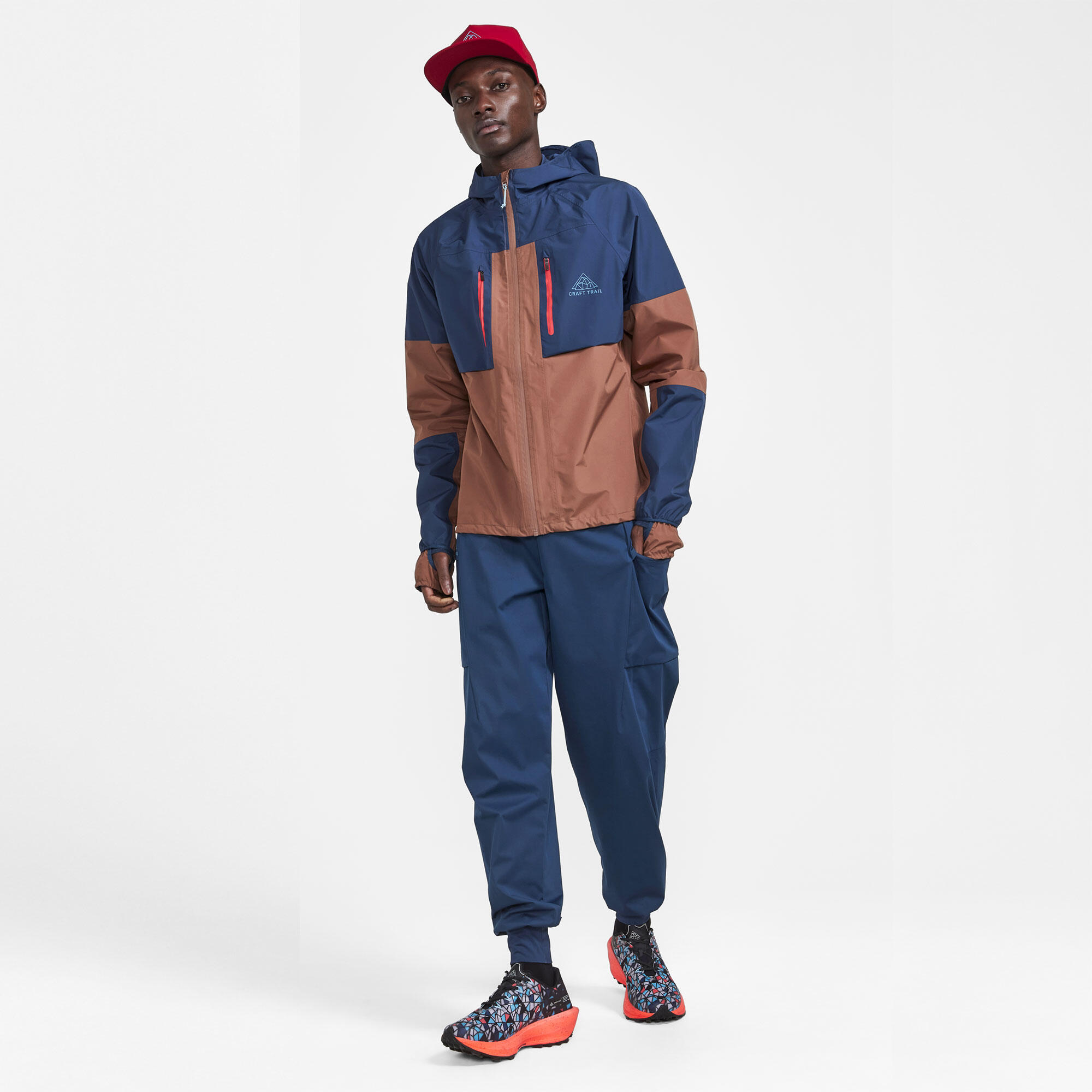 Laufjacke Herren wasserabweisend Craft - Pro Trail Hydro zweifarbig 5/5