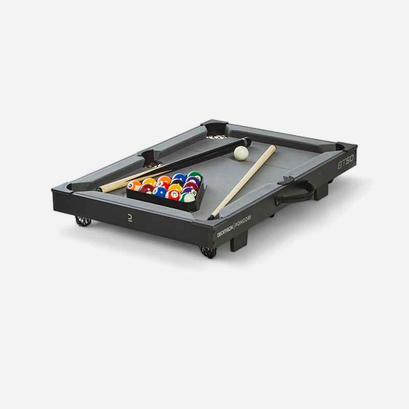Billardtisch - BT50 Mini Billardtisch US graues Tuch