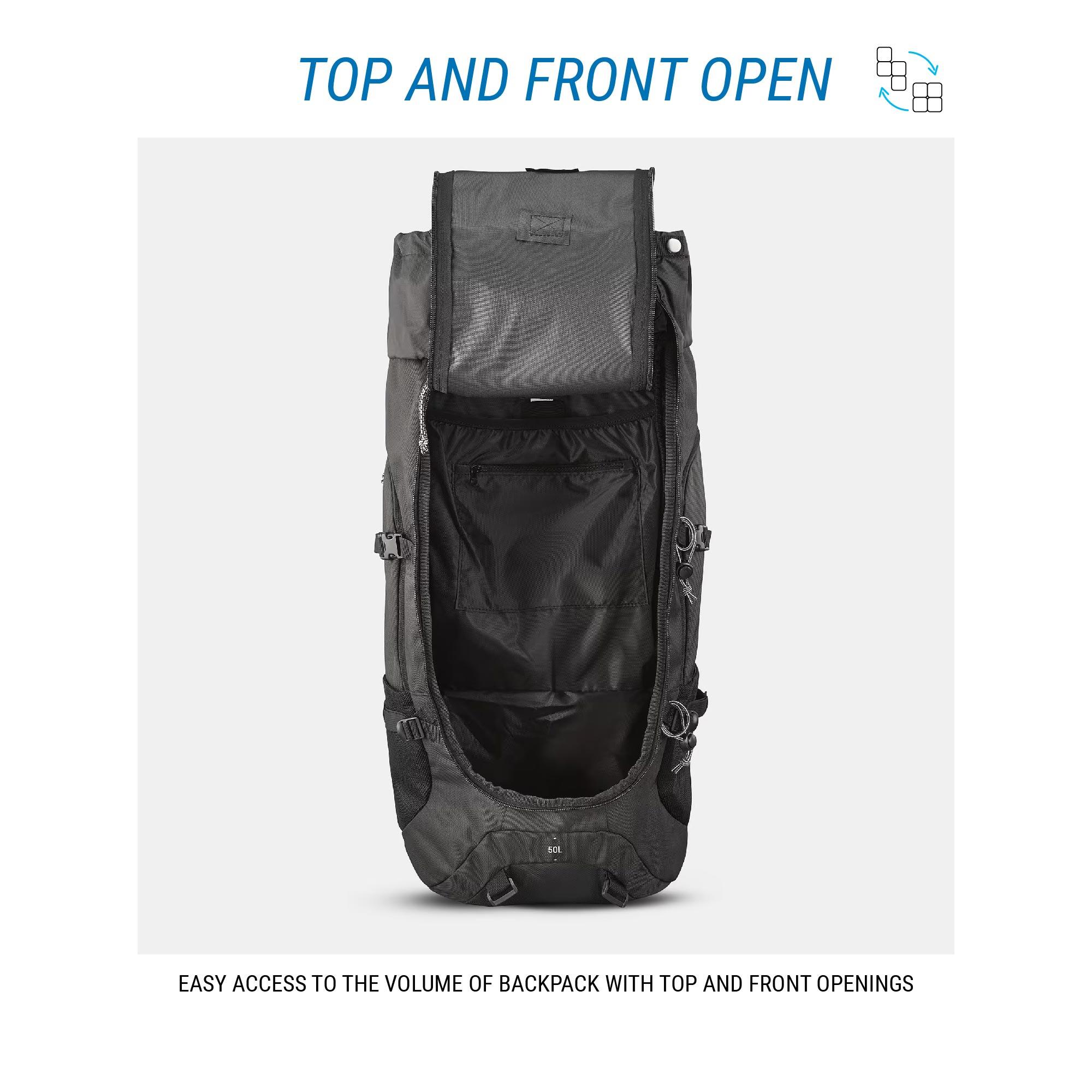 Decathlon top rucksack 50l