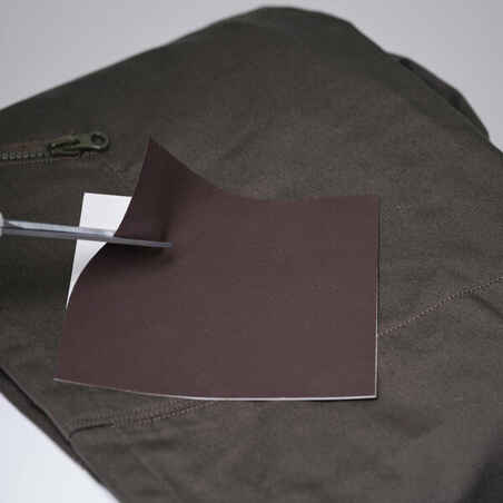 IRON-ON PATCH - TEXTILE REPAIR BROWN