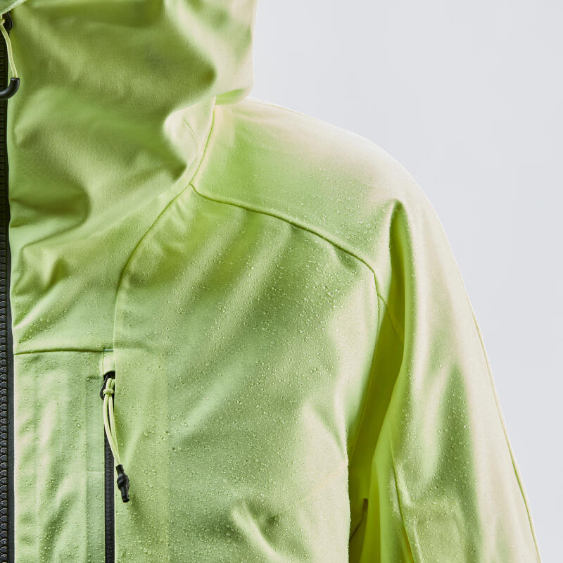 VESTE SKI FEMME FR100 - JAUNE FLUO