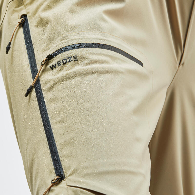 PANTALON SKI HOMME FR100 - BEIGE