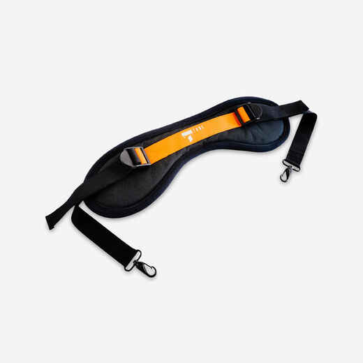 
      THIGH STRAP OR CARRY HANDLE TAHE FOR A RIGID KAYAK
  