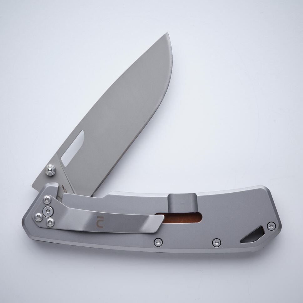 Nóż outdoor składany 8,5 cm Solognac Axis 85 Grip V2