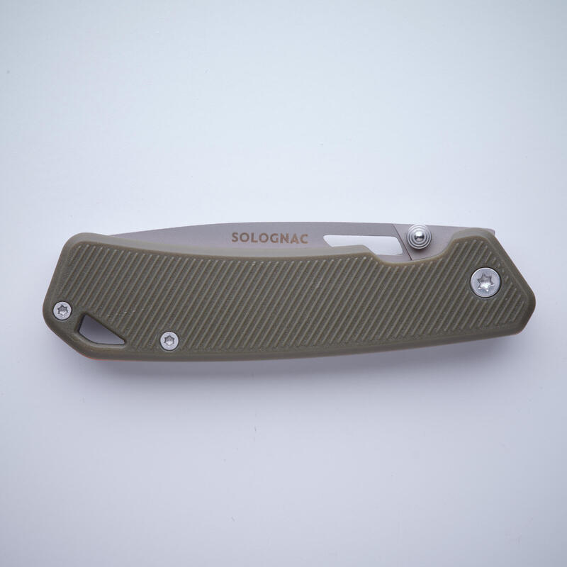 Katlanır Avcı Bıçağı - Haki - 8,5 CM - Grip V2 - Axis 85