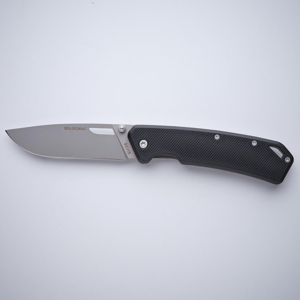 Kaki lovački sklopivi nož AXIS 85 GRIP V2 8,5 cm