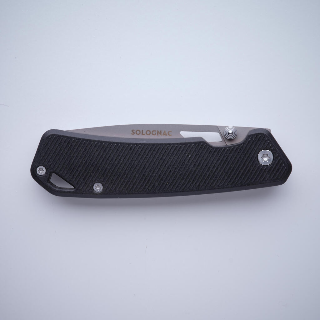 Kaki lovački sklopivi nož AXIS 85 GRIP V2 8,5 cm
