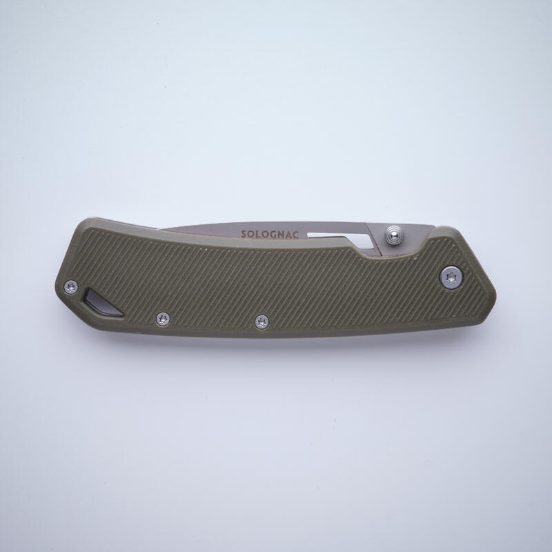 Coltello serramanico 7,5 cm caccia GRIP V2 AXIS 75 verde