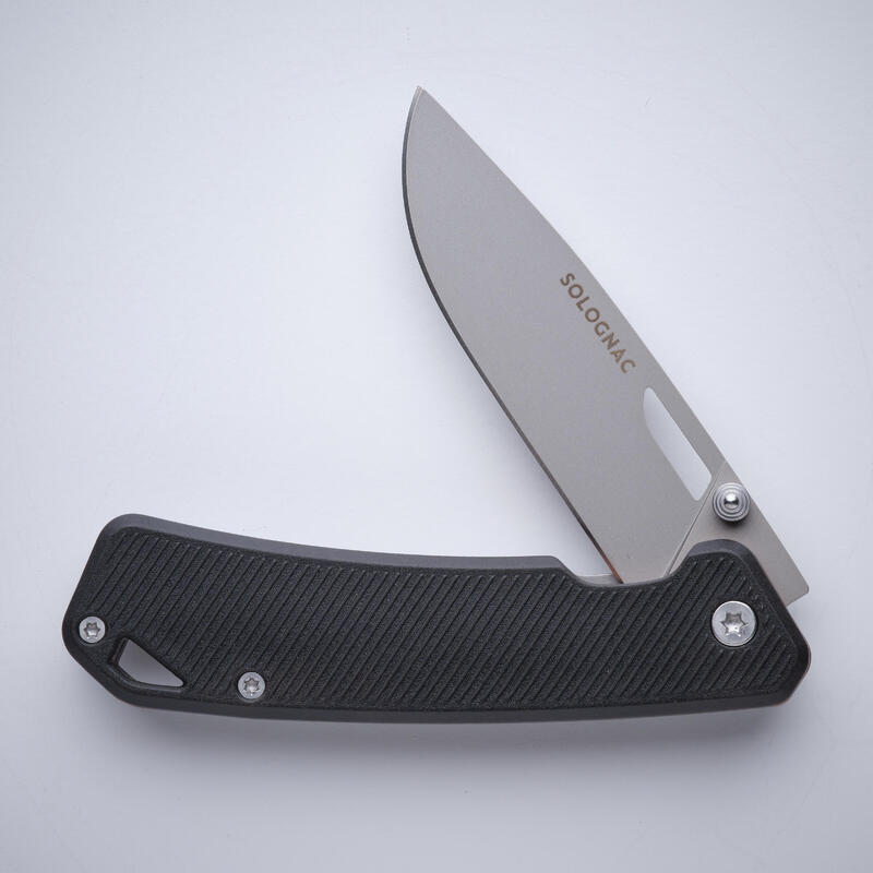 Coltello serramanico 7,5 cm caccia GRIP V2 AXIS 75 nero