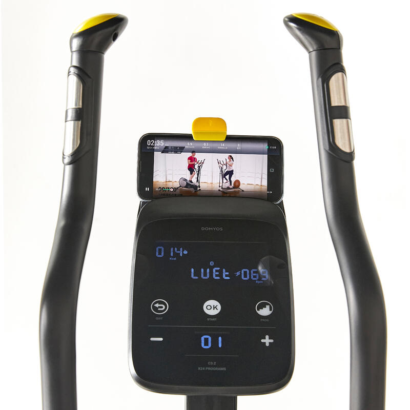 Vélo elliptique el540 noir auto-alimenté et connecté, e-connected et kinomap