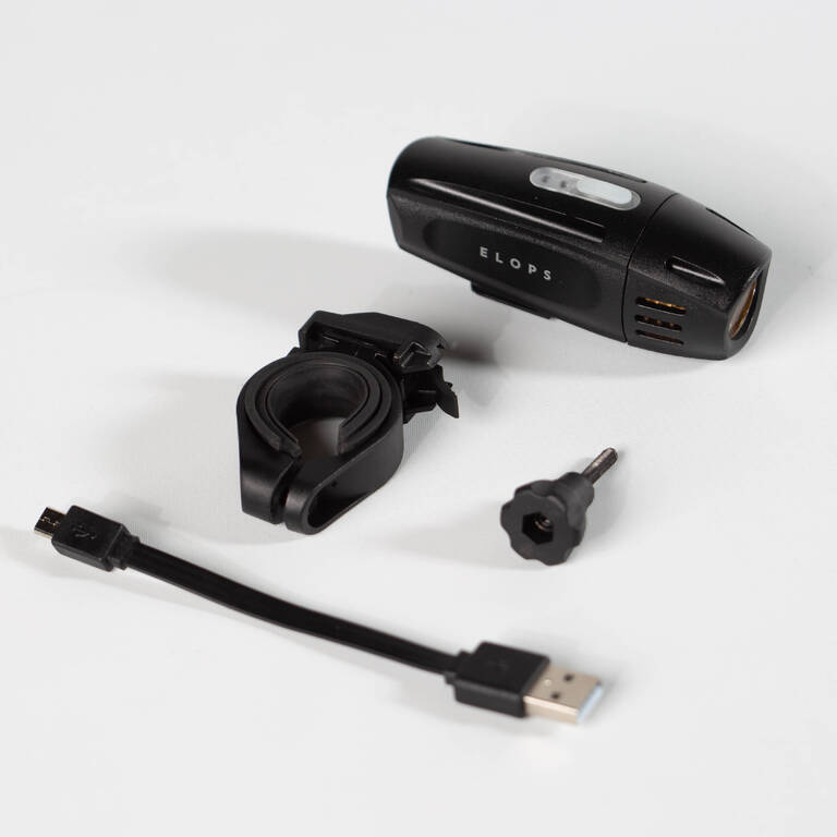 ពិលបំភ្លឺកង់ខាងមុខមាន USB ម៉ូដែល FL920 - 300 លូមិន