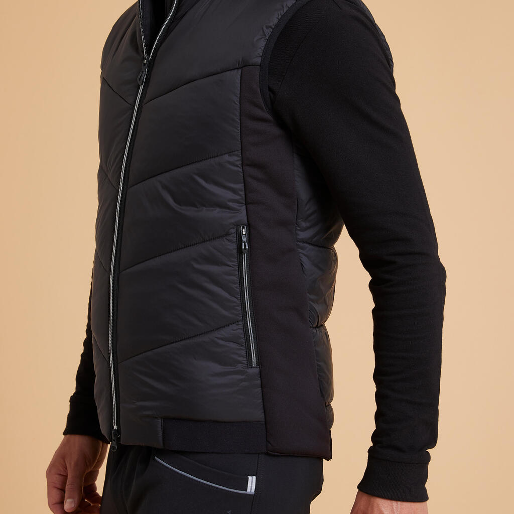 Men's Horse Riding Sleeveless Gilet 500 - Black