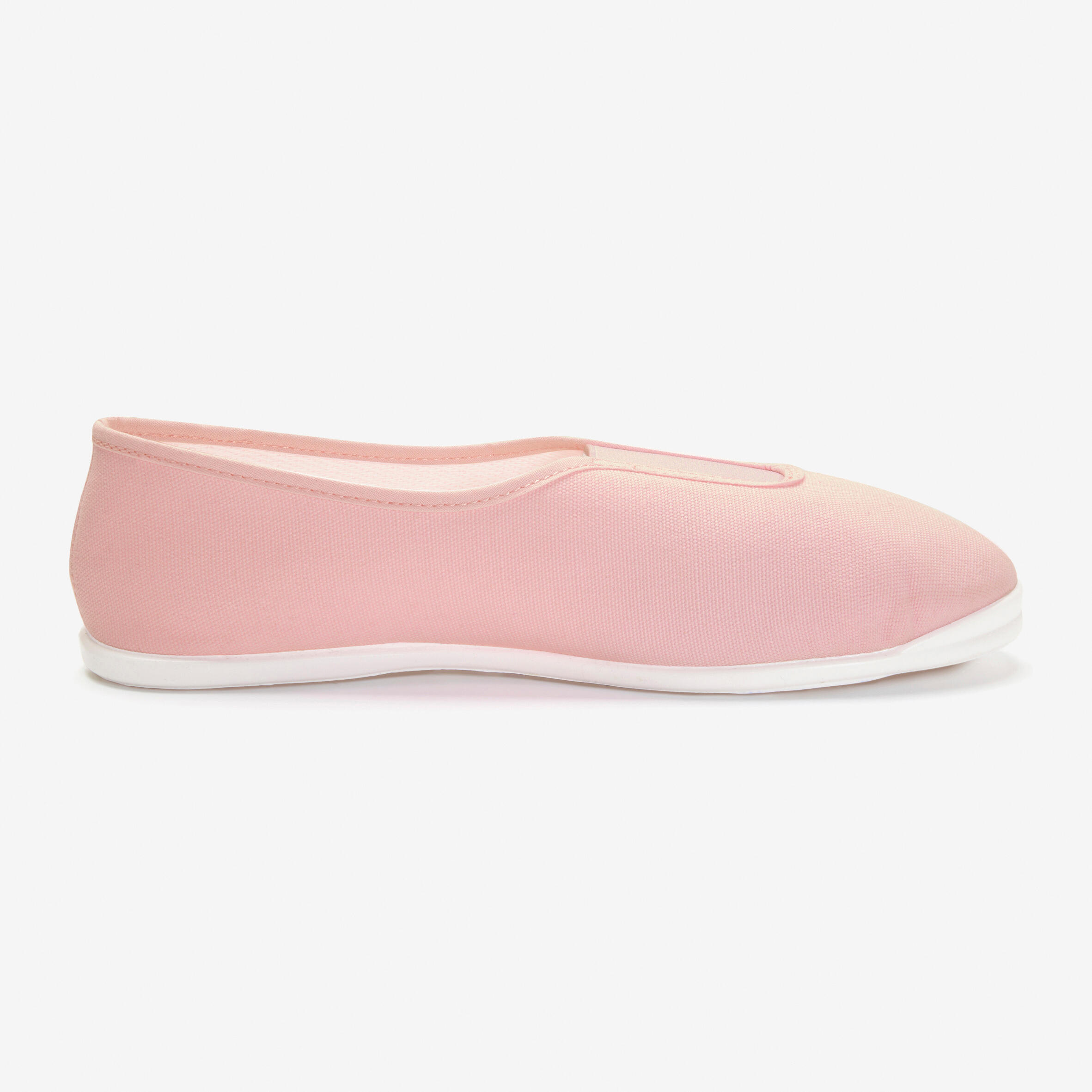Scarpette ginnastica bambina 300 tessuto rosa 4/5