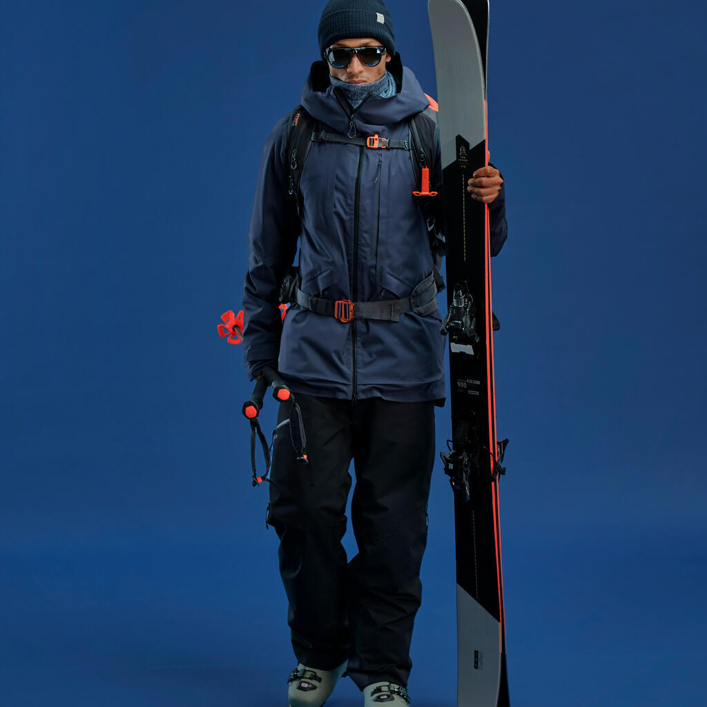 MEN’S SKI JACKET FR100 –  NAVY BLUE