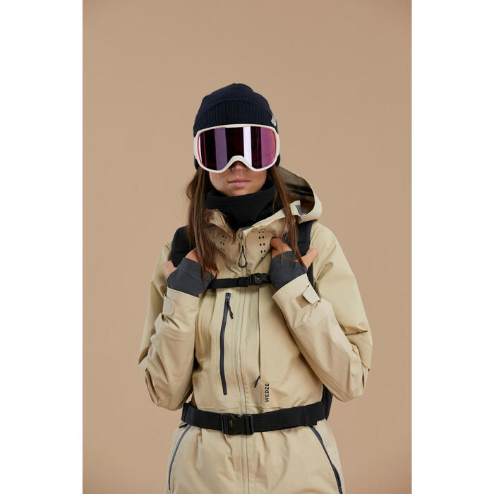 MASQUE DE SKI ET DE SNOWBOARD BEAU TEMPS JUNIOR ET ADULTE - G 500 S3 - ROSE