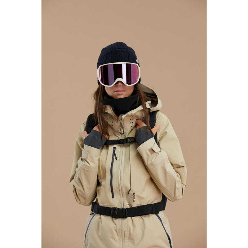 VESTE DE SKI FEMME - FR900 - BEIGE