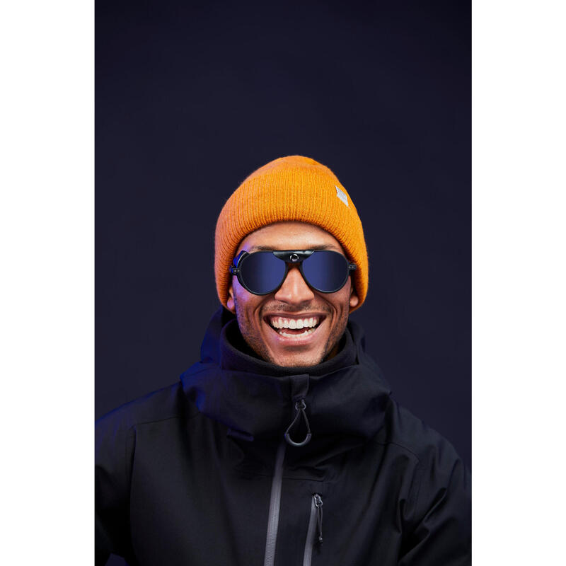 成人滑雪毛帽－赭石色