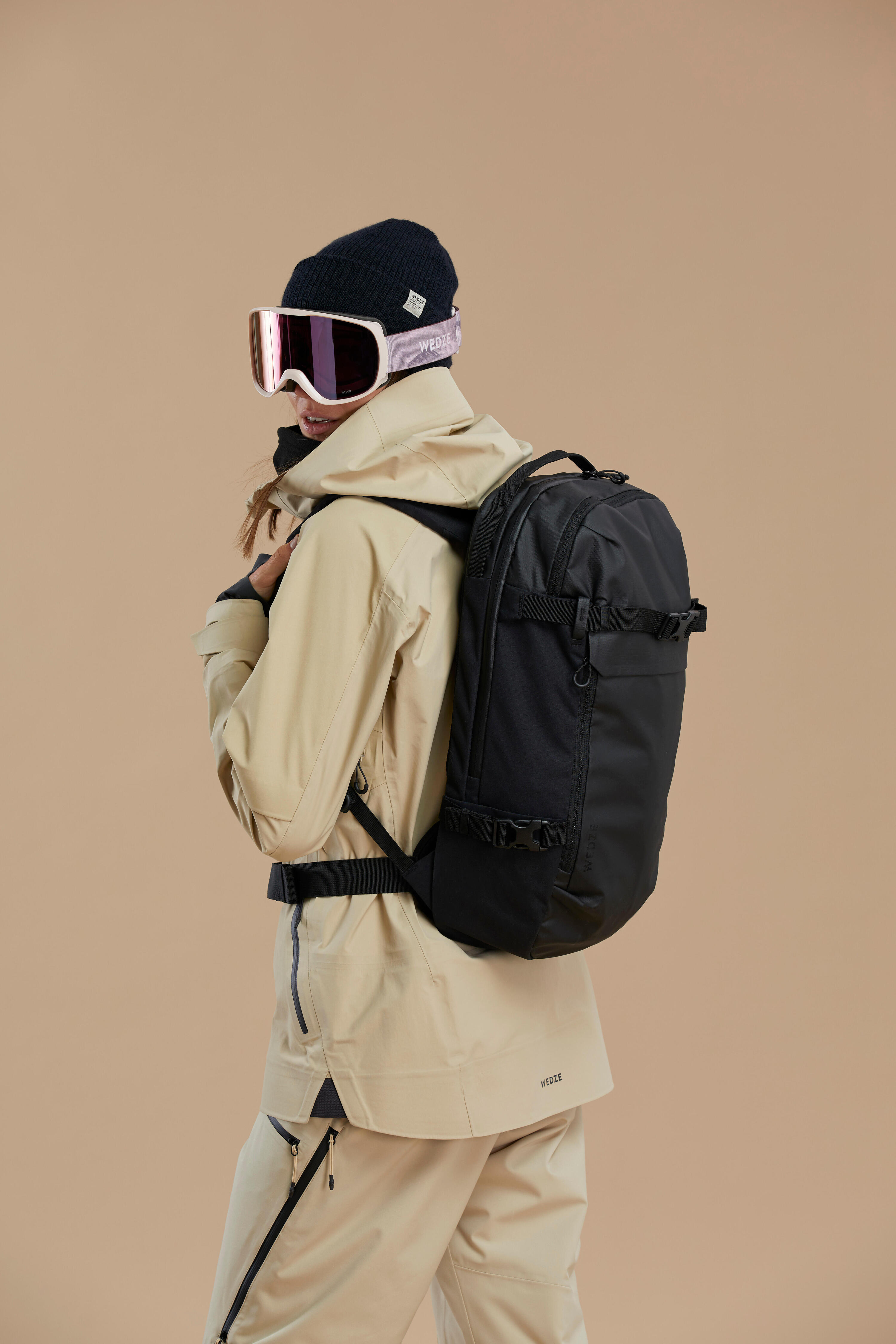 Ski-/Snowbard-/MTB-Rucksack - FR/AM 100 23 L - schwarz 23/24