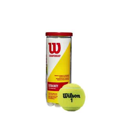 PELOTAS  DE TENIS CHAMPIONSHIP EXTRA DUTY 3 UNDS (WRT100101)