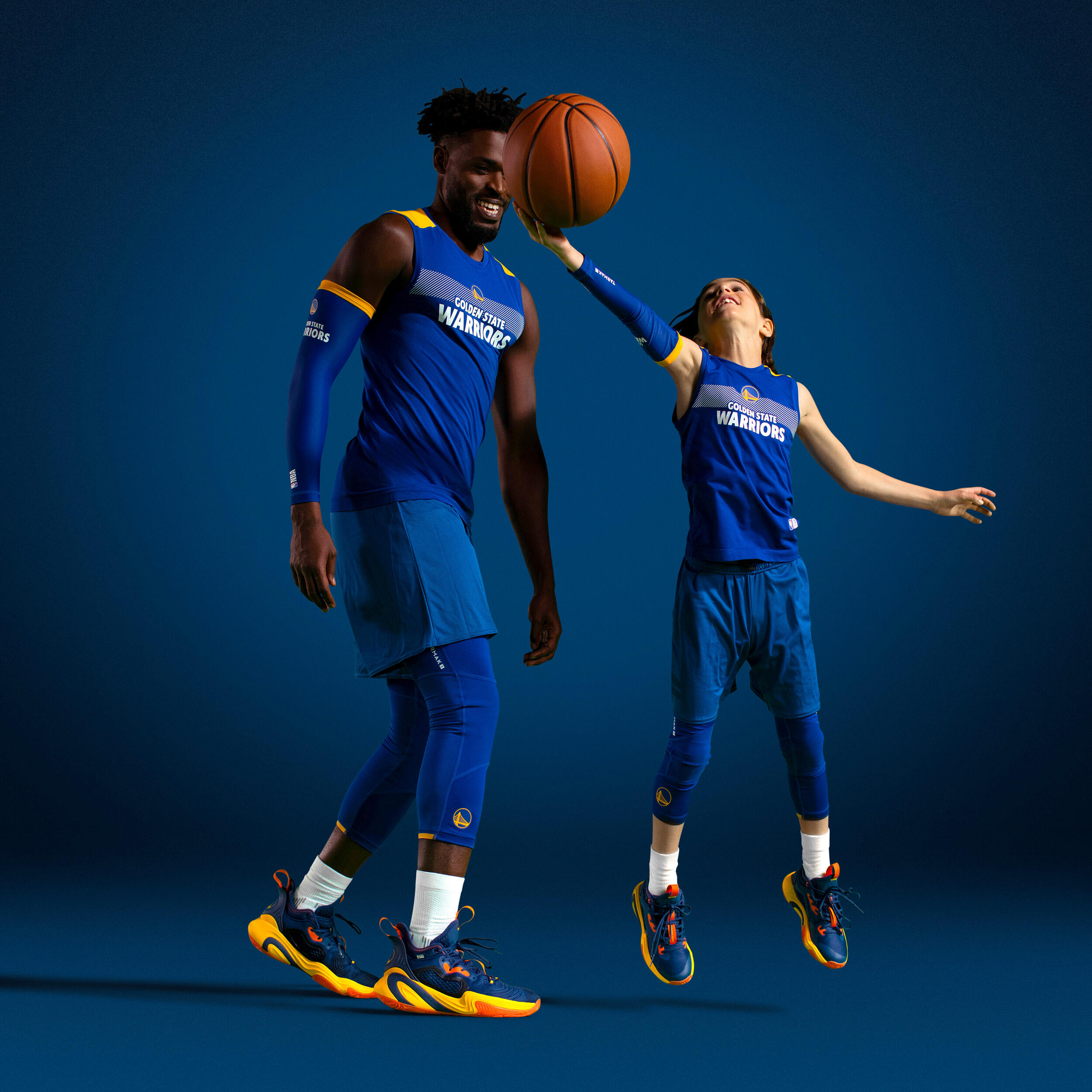 Adult Sleeveless Basketball Base Layer Jersey UT500 - NBA Golden State Warriors 7/9