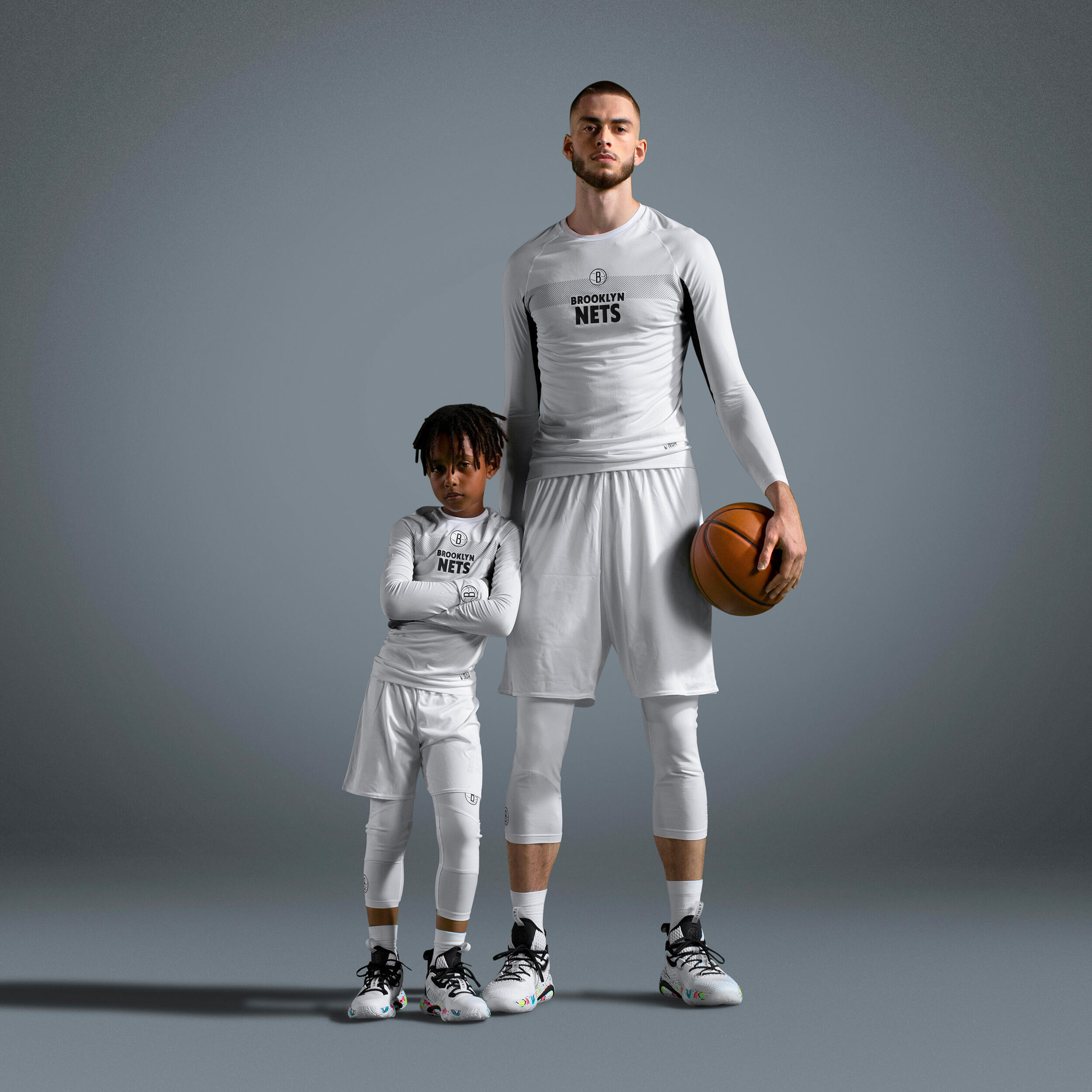 Basketbalový spodní dres UT500 NBA Brooklyn Nets 13/14