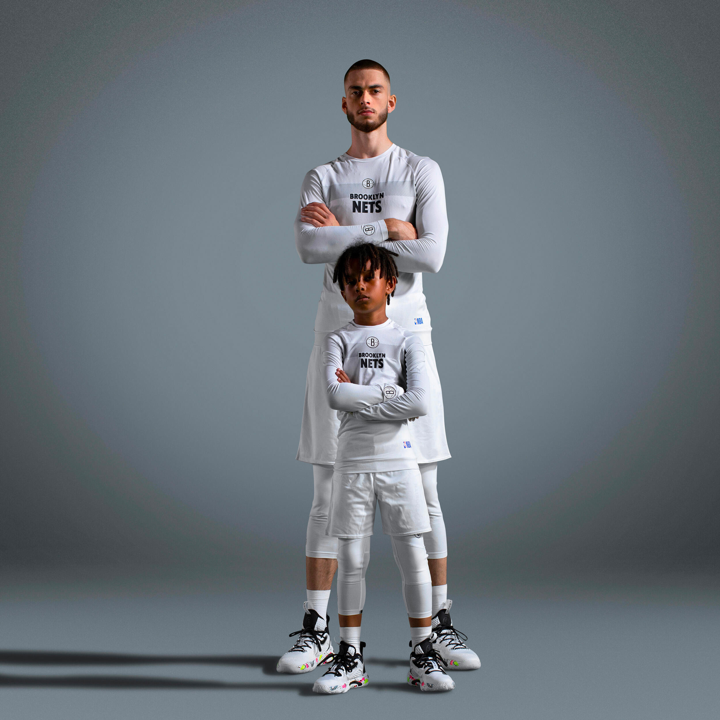 Gyerek kosárlabda aláöltözet felső - UT500 NBA Brooklyn Nets 13/13