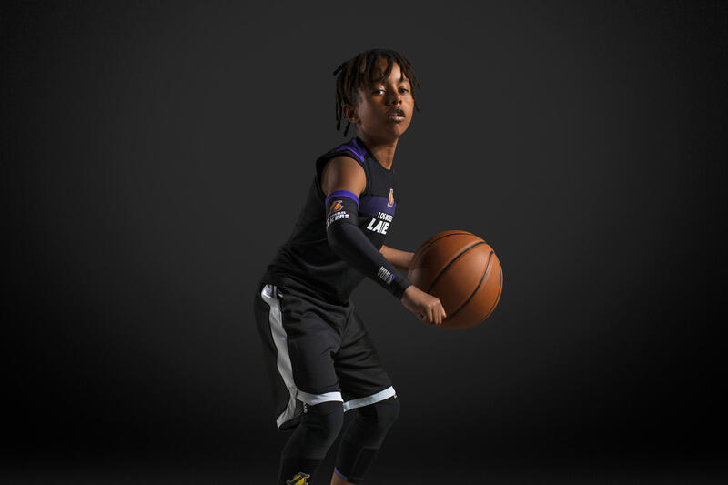 Podkoszulek do koszykówki dla dzieci NBA Tarmak UT500 Los Angeles Lakers
