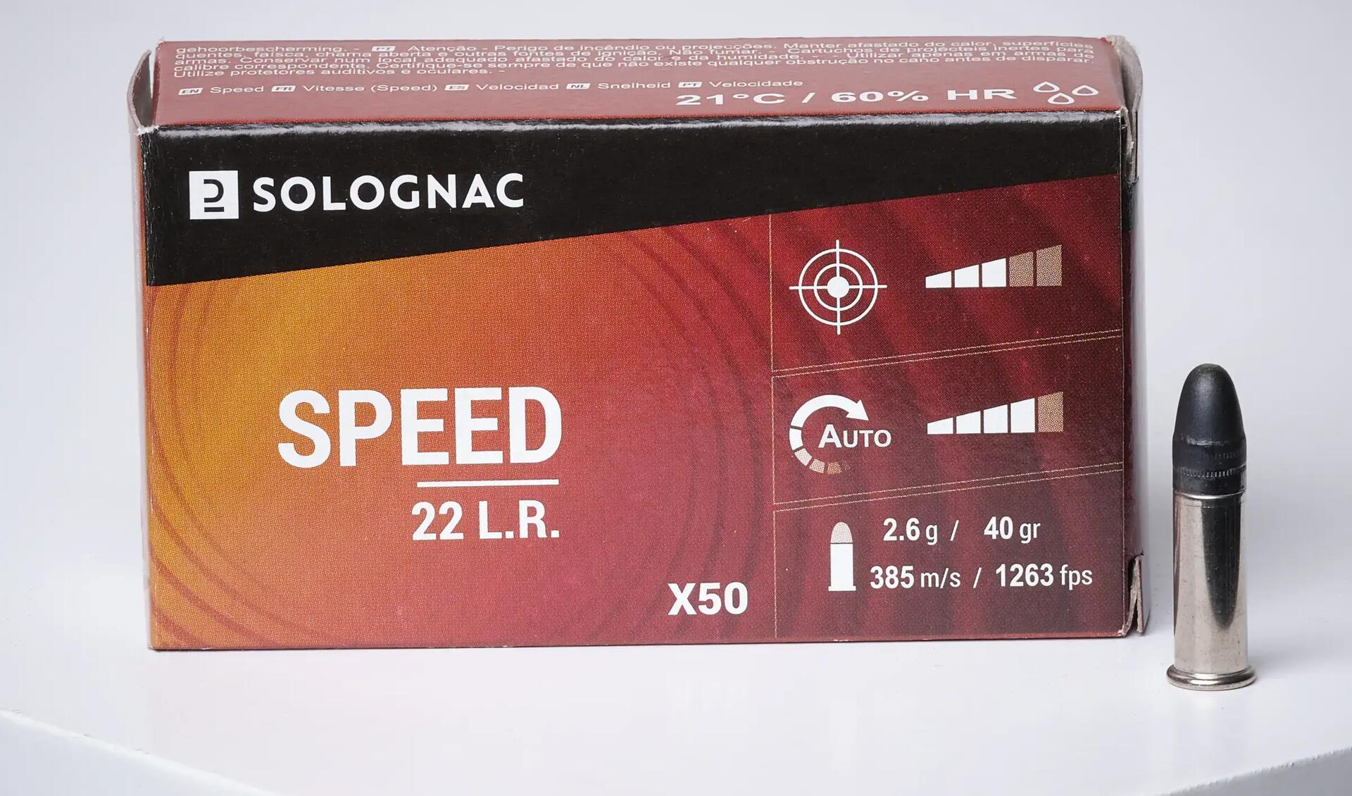 Munition Speed 22LR Solognac