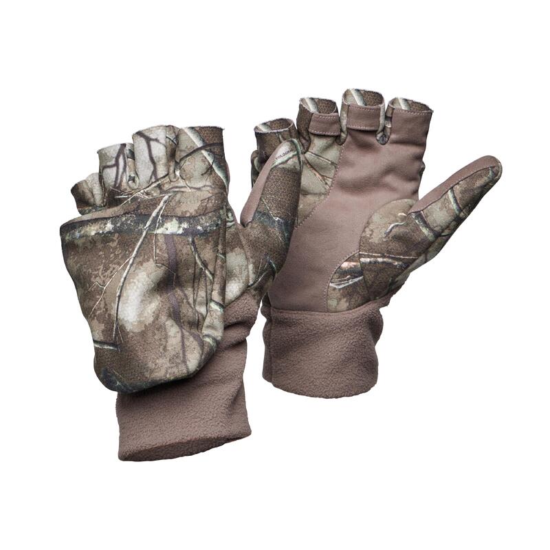 buitenspiegel gegevens Zegevieren SOLOGNAC Camouflage handschoenen voor de jacht 500 Treemetic | Decathlon