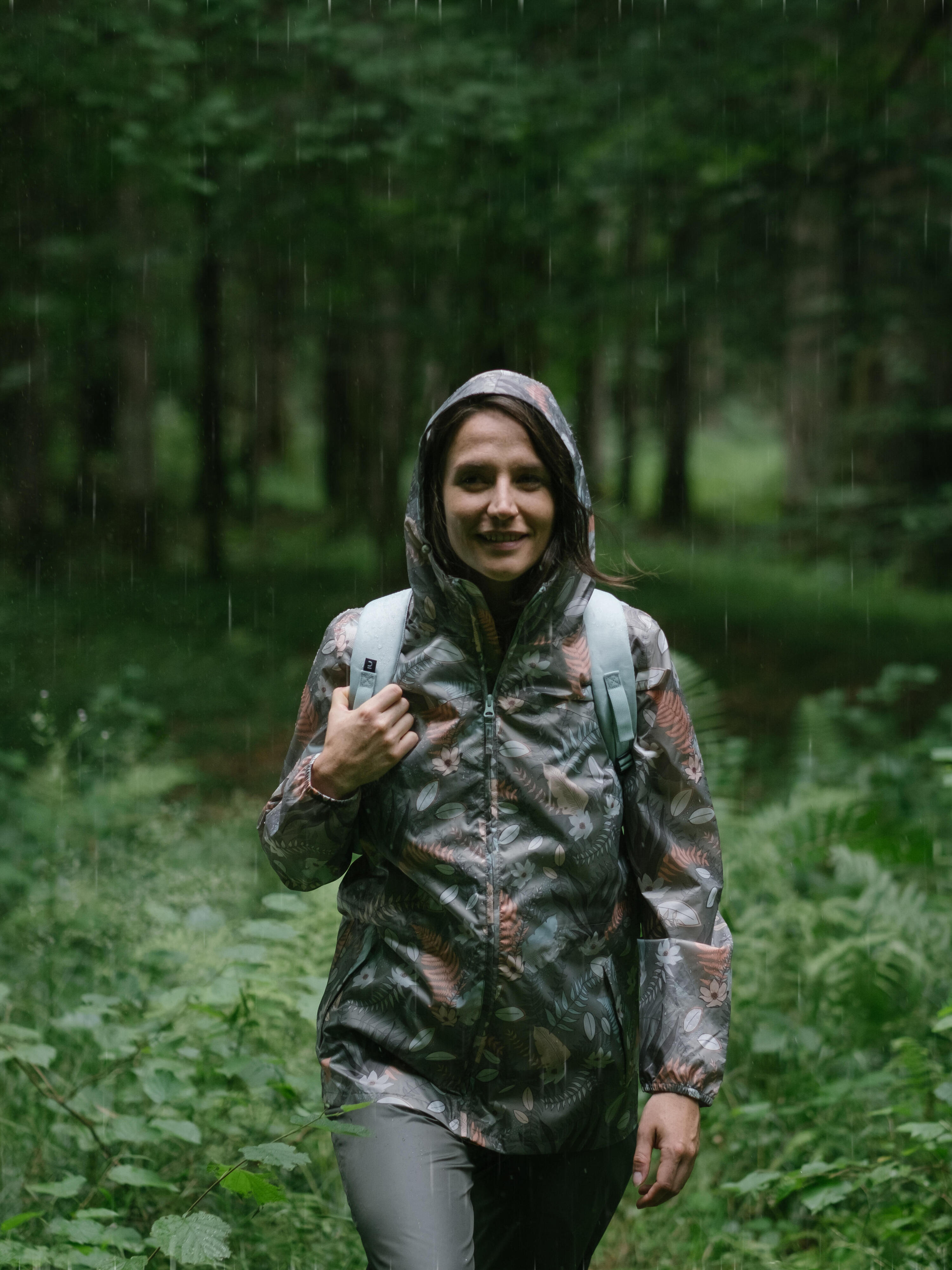 Women's Hiking Waterproof Over-Trousers Raincut 10/10