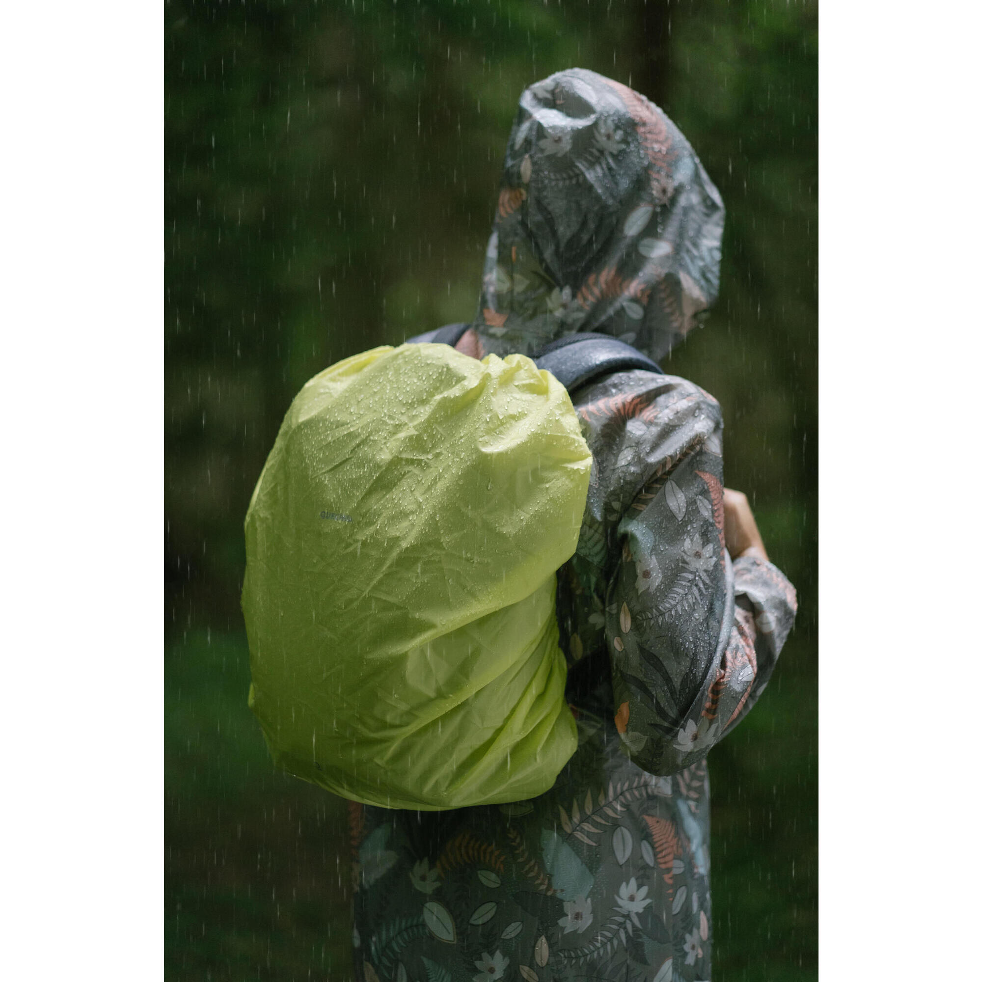 Housse de pluie pour sac dos de randonn e 10 20L QUECHUA