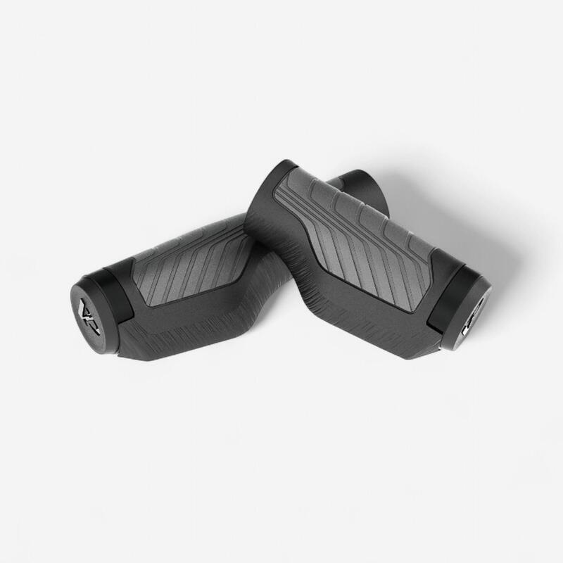 Gripy do roweru MTB Rockrider Ergonomiczne 130 mm X2 ROCKRIDER Decathlon