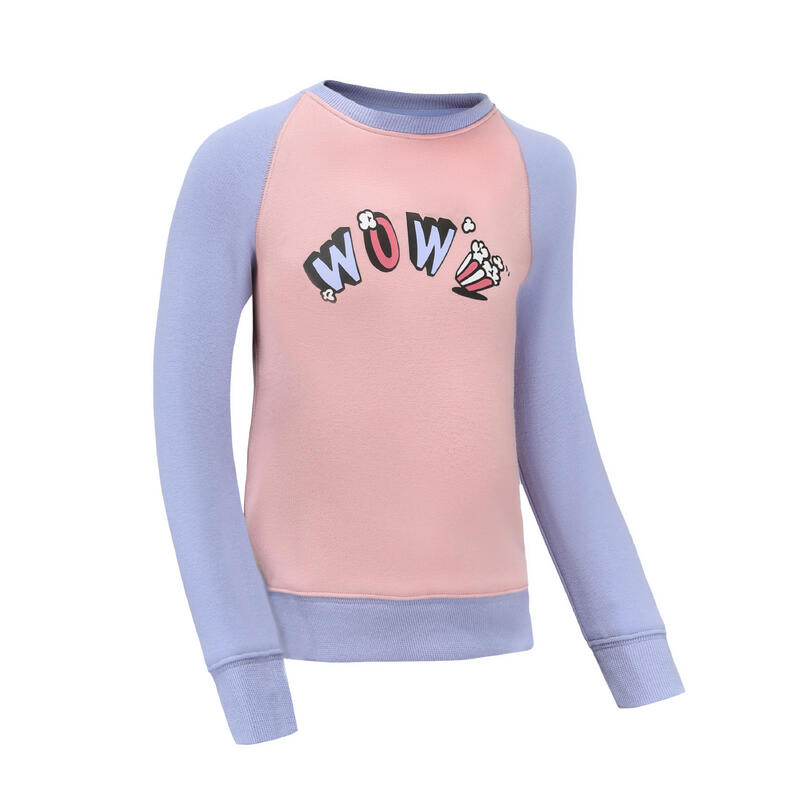 SWEATSHIRT CHAUD pink purple