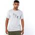 Men's Indian Original Cotton Blend Gym T-shirt Crew Neck 500 - Light Grey
