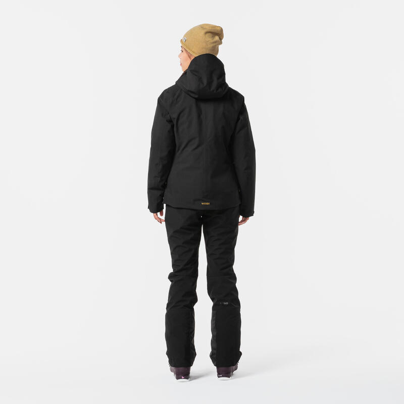 Kadın Kayak Pantolonu - Siyah - 500 SLIM