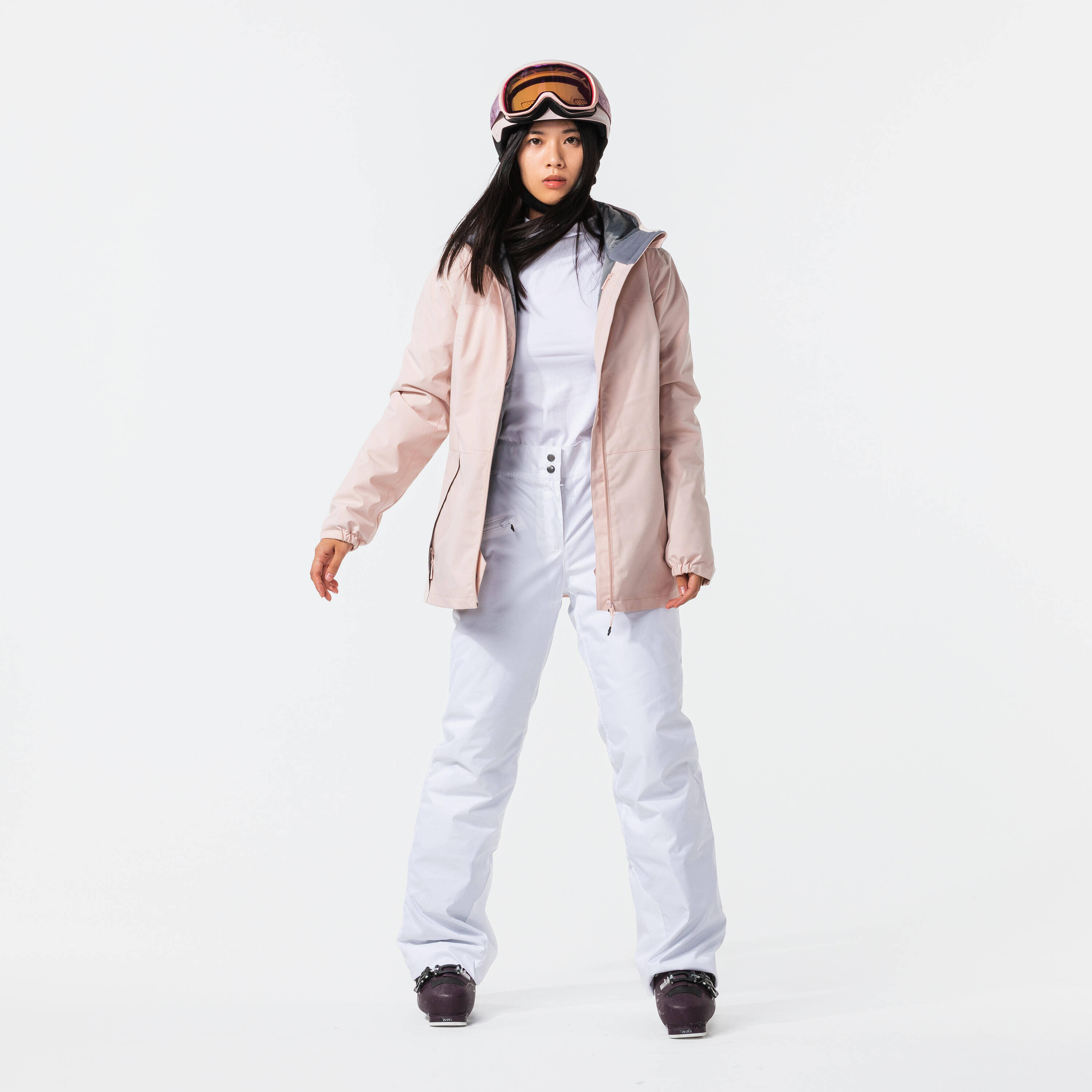 Women Winter Jacket for Skiing - Pink -8°C -  5